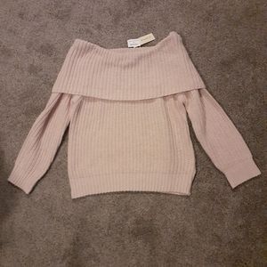 Off the shoulder sweater